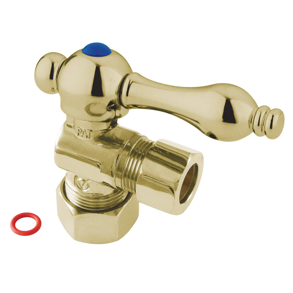 Kingston Brass 5/8&quot; OD Comp X 1/2&quot; OD Comp Angle Stop Valve