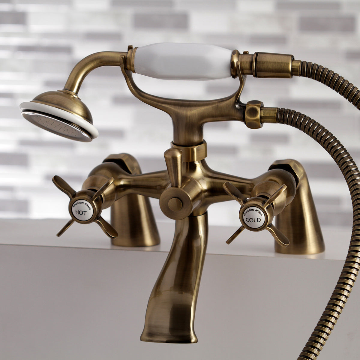 Essex Clawfoot Tub Faucet with Hand Shower