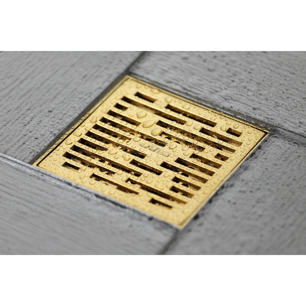 Kingston Brass Watercourse Transit 4&quot; Square Grid Shower Drain