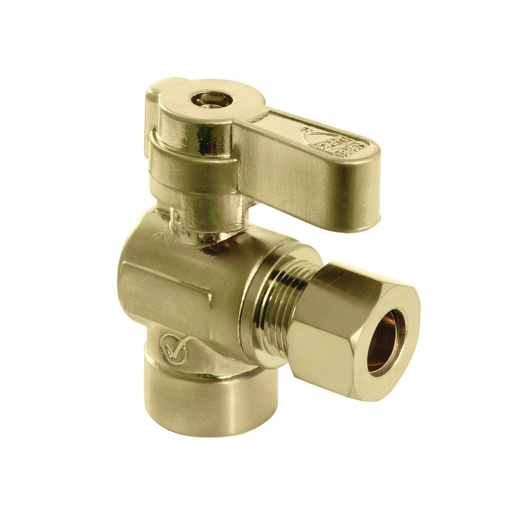 Kingston Brass 1/2&quot; Sweat x 3/8&quot; OD Comp Angle Stop Valve