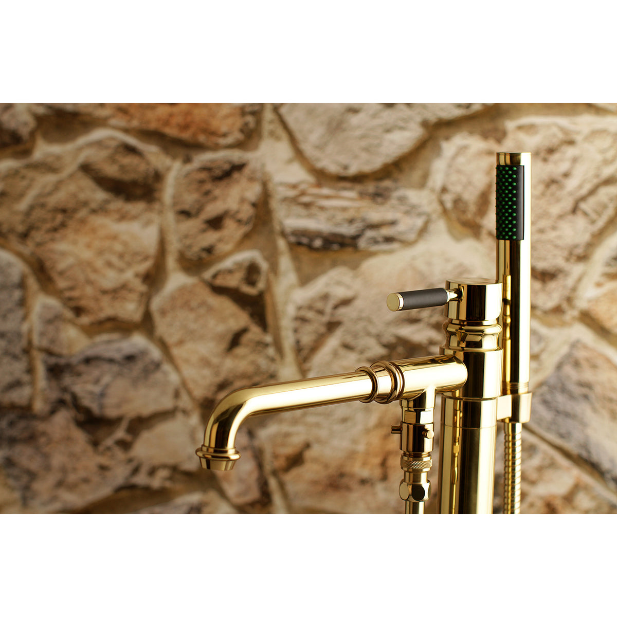 Kaiser Freestanding Tub Faucet with Hand Shower