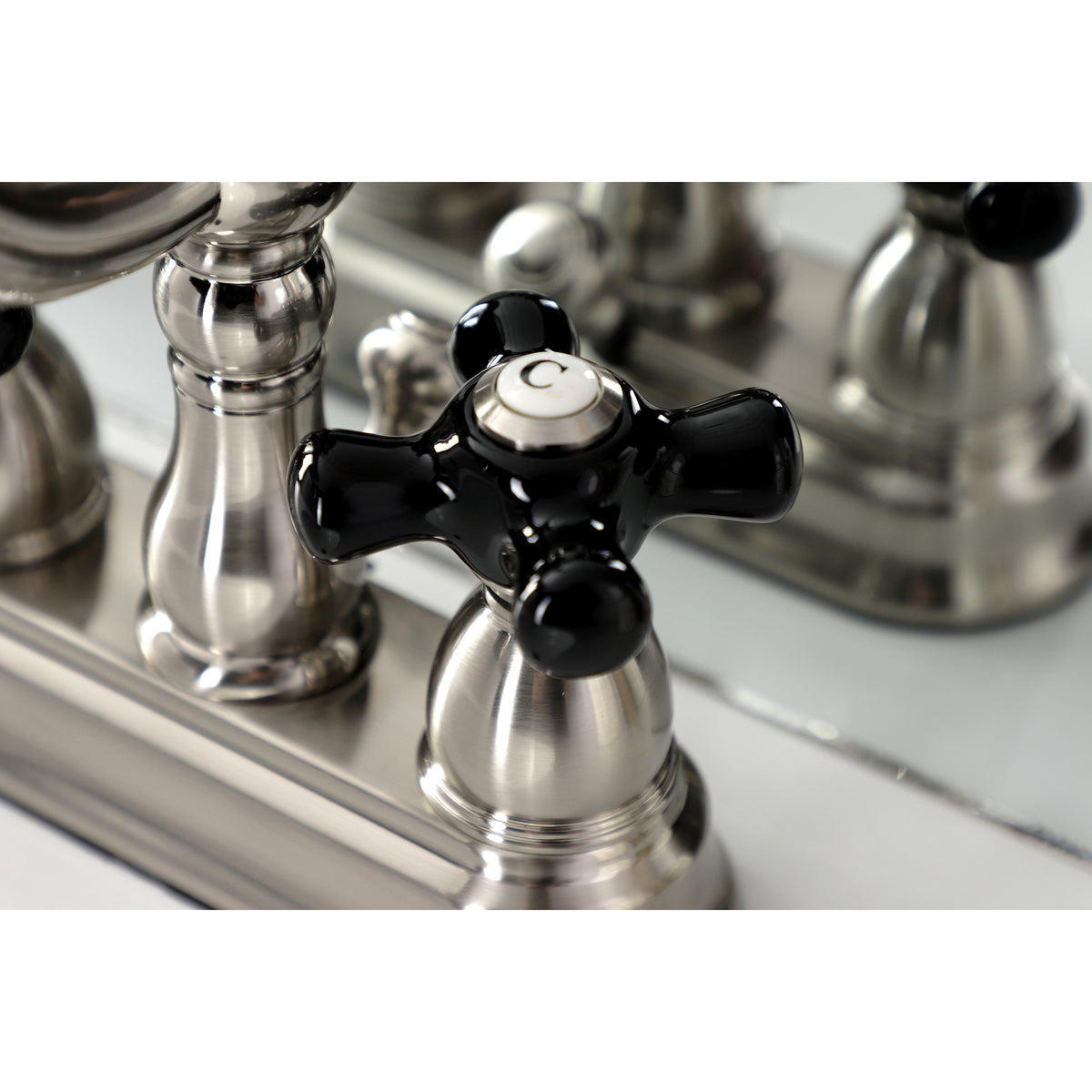 Kingston Brass KB1604PKX 4 in. Centerset Bathroom Faucet