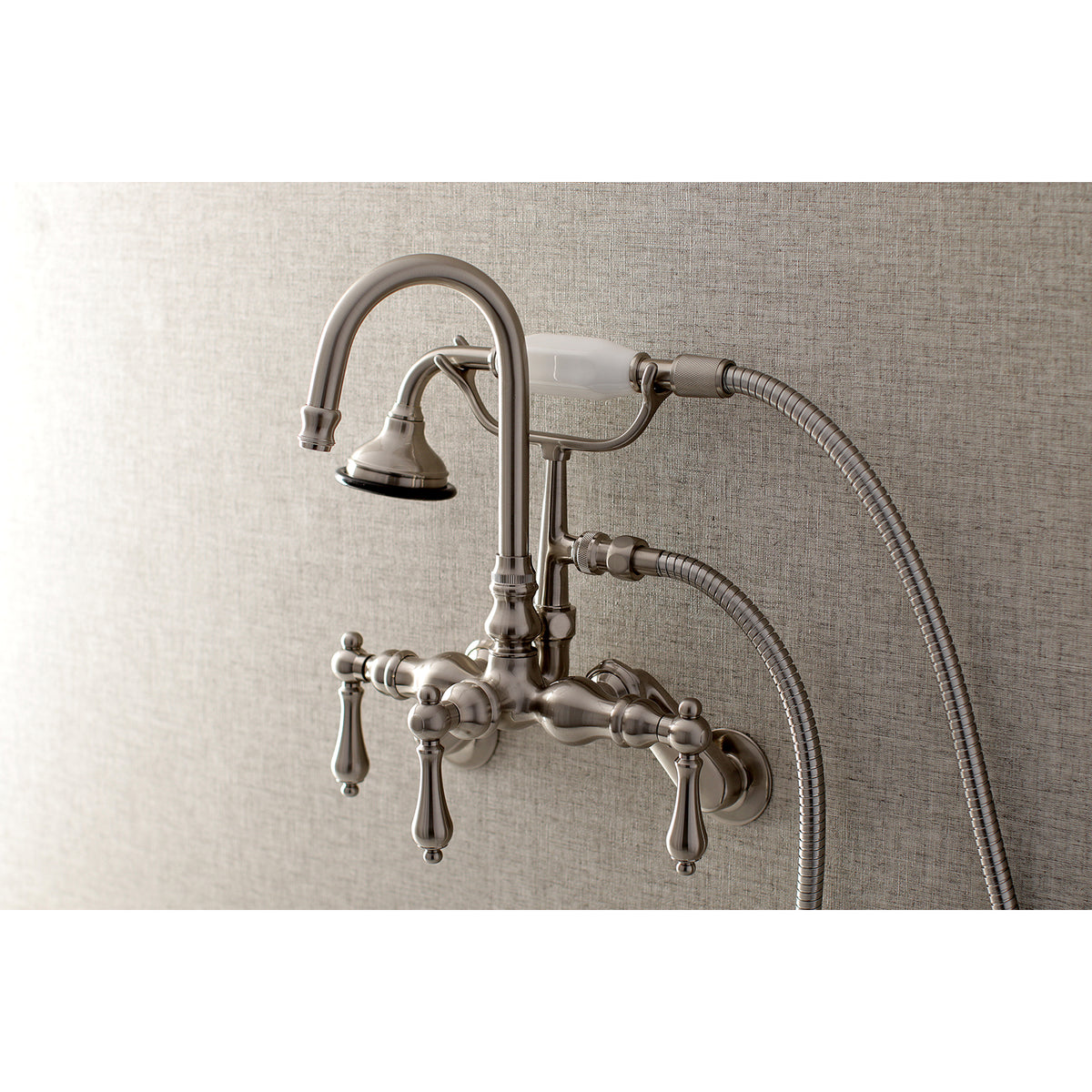 Aqua Vintage Wall Mount Clawfoot Tub Faucets