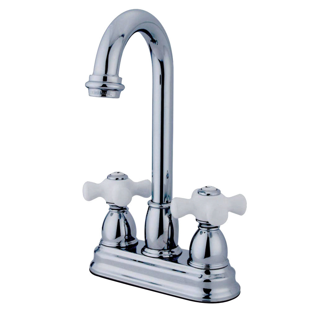 Kingston Brass KB3491PX Restoration 4&quot; Centerset Bar Faucet