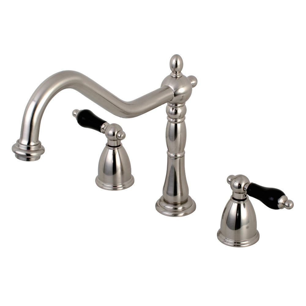 Kingston Brass KB1795PKLLS Widespread Kitchen Faucet