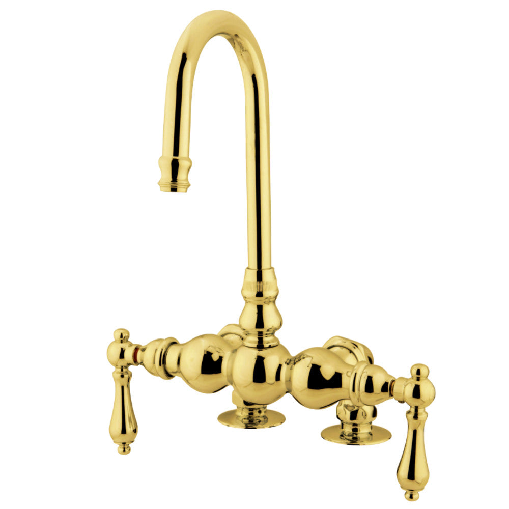 Vintage 3-3/8-Inch Deck Mount Tub Faucet