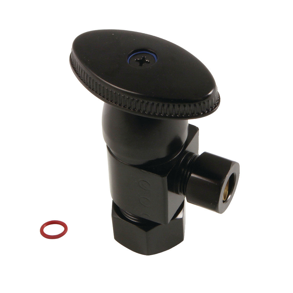 Kingston Brass Americana 5/8&quot;O.D x 3/8&quot; O.D Anti-Seize Deluxe Quarter Turn Ceramic Hardisc Cartridge Angle Stop