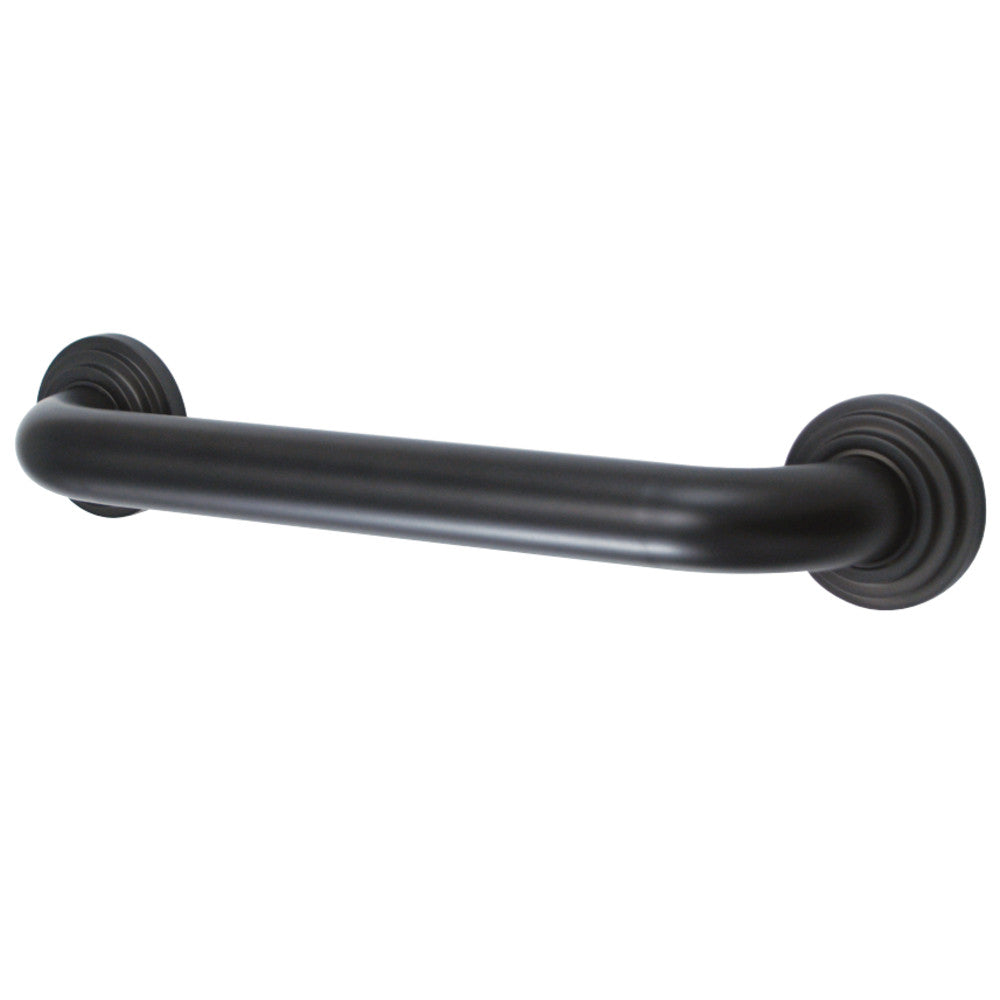 Kingston Brass Milano 12-Inch Decorative 1-1/4-Inch OD Grab Bar
