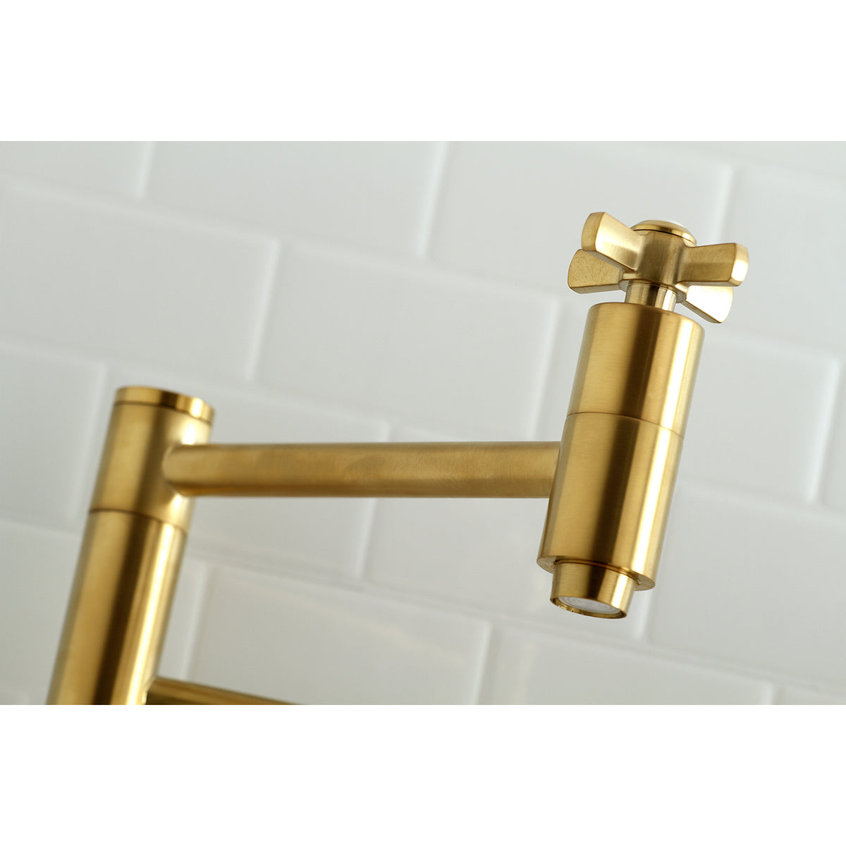 Kingston Brass KS8103ZX Millennium Wall Mount Pot Filler Kitchen Faucet