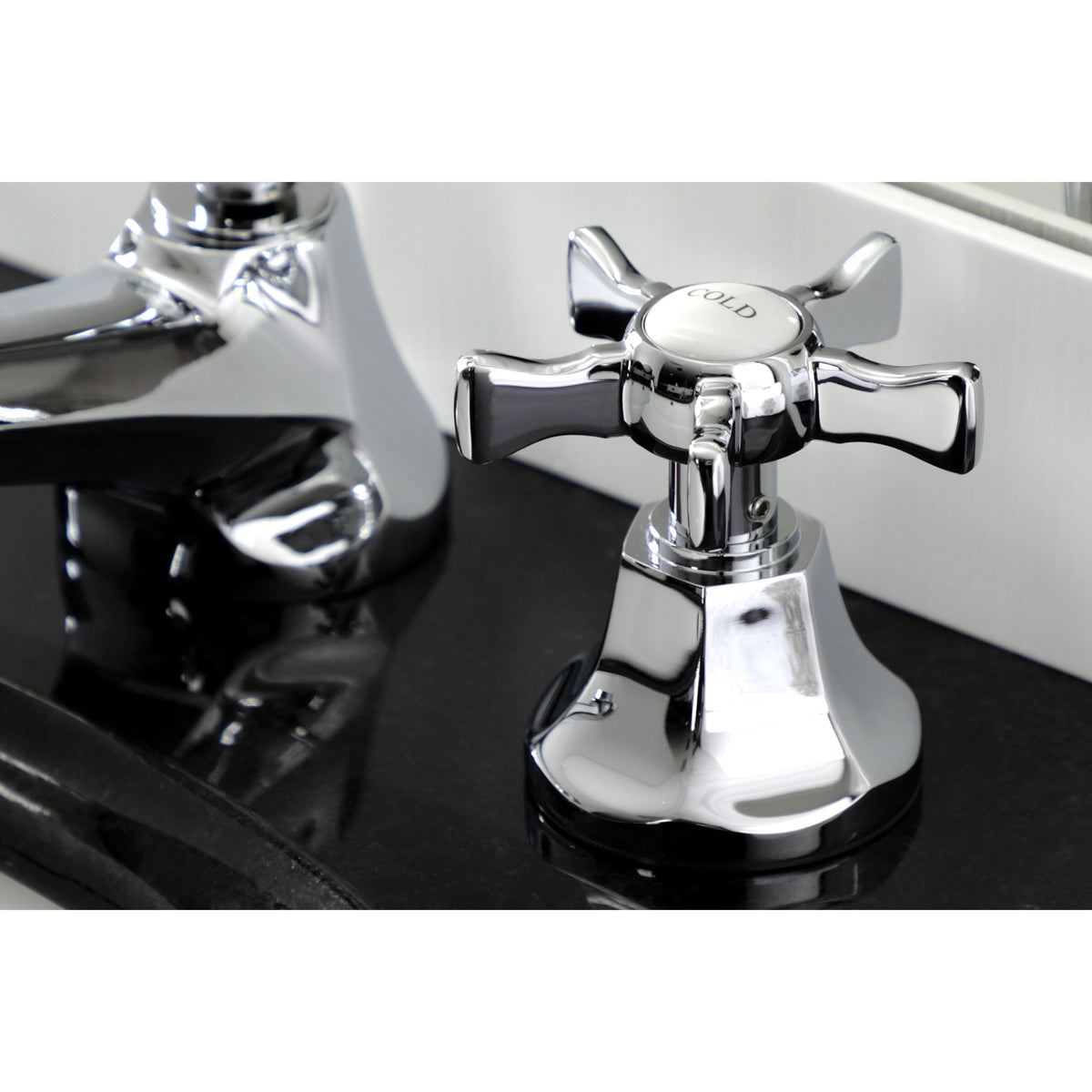 Kingston Brass KS4468NX Hamilton Widespread Bathroom Faucet with Brass Pop-Up