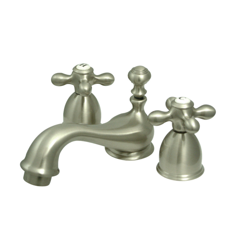 Kingston Brass KS3952AX Restoration Mini-Widespread Bathroom Faucet