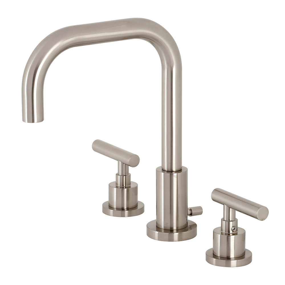Kingston Brass FSC8939CML Manhattan Widespread Bathroom Faucet with Brass Pop-Up