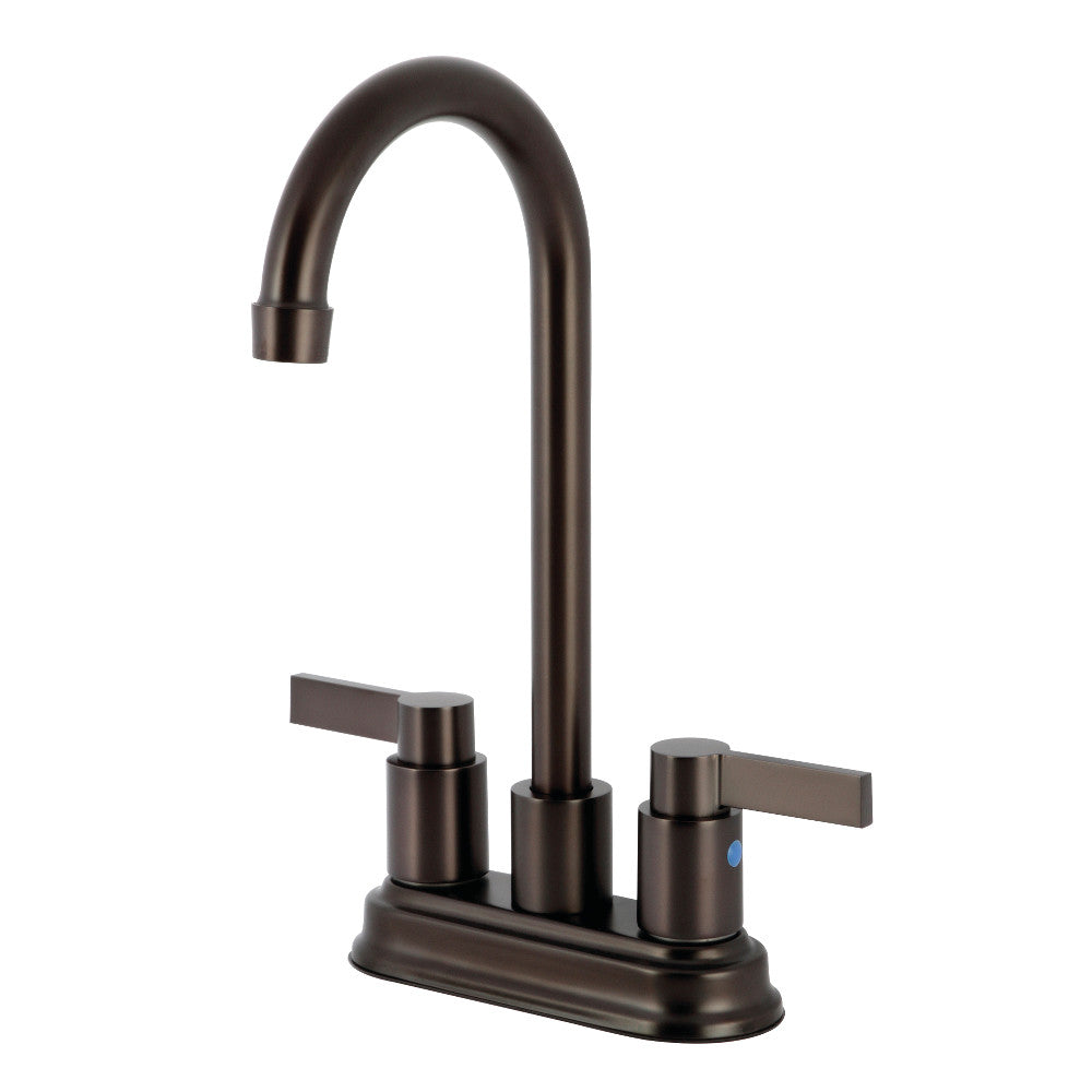 Kingston Brass KB8498NDL NuvoFusion 4&quot; Centerset Bar Faucet