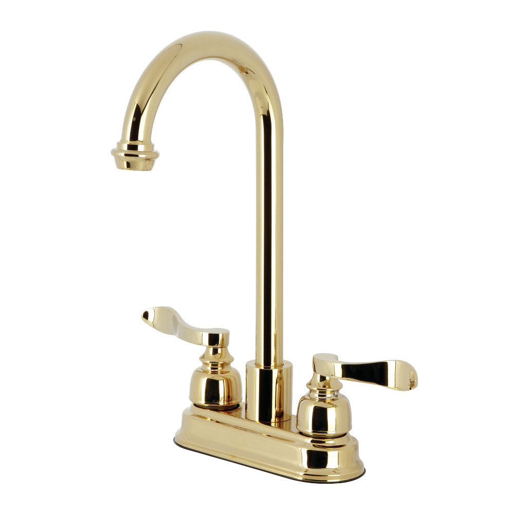 Kingston Brass KB8498NFL NuWave French 4&quot; Centerset Bar Faucet