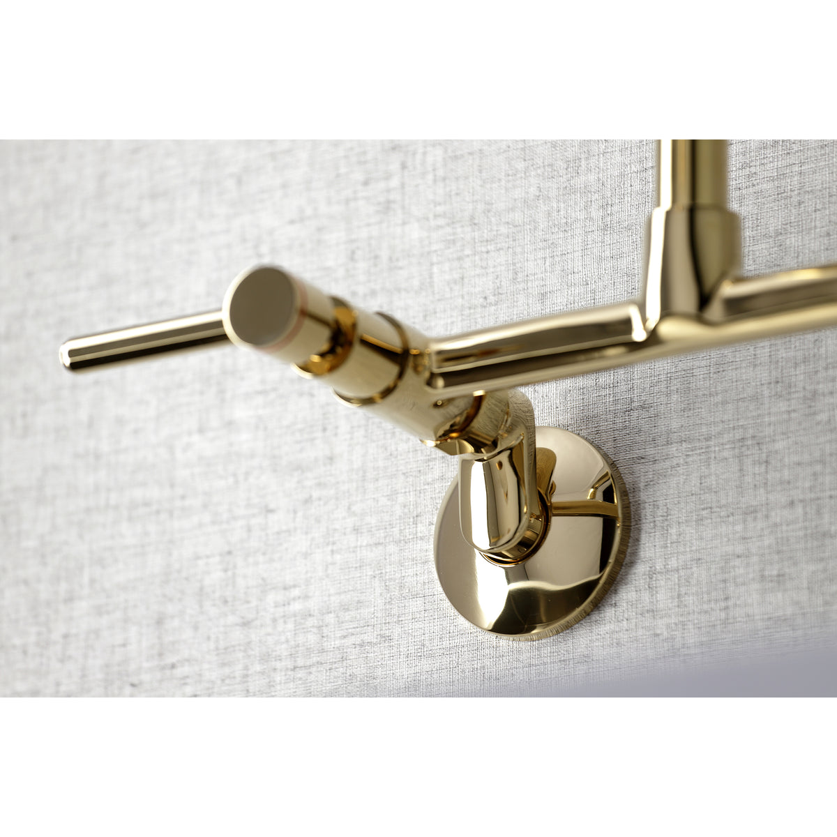 Kingston Brass KS823PN Concord Two-Handle Wall-Mount Kitchen Faucet