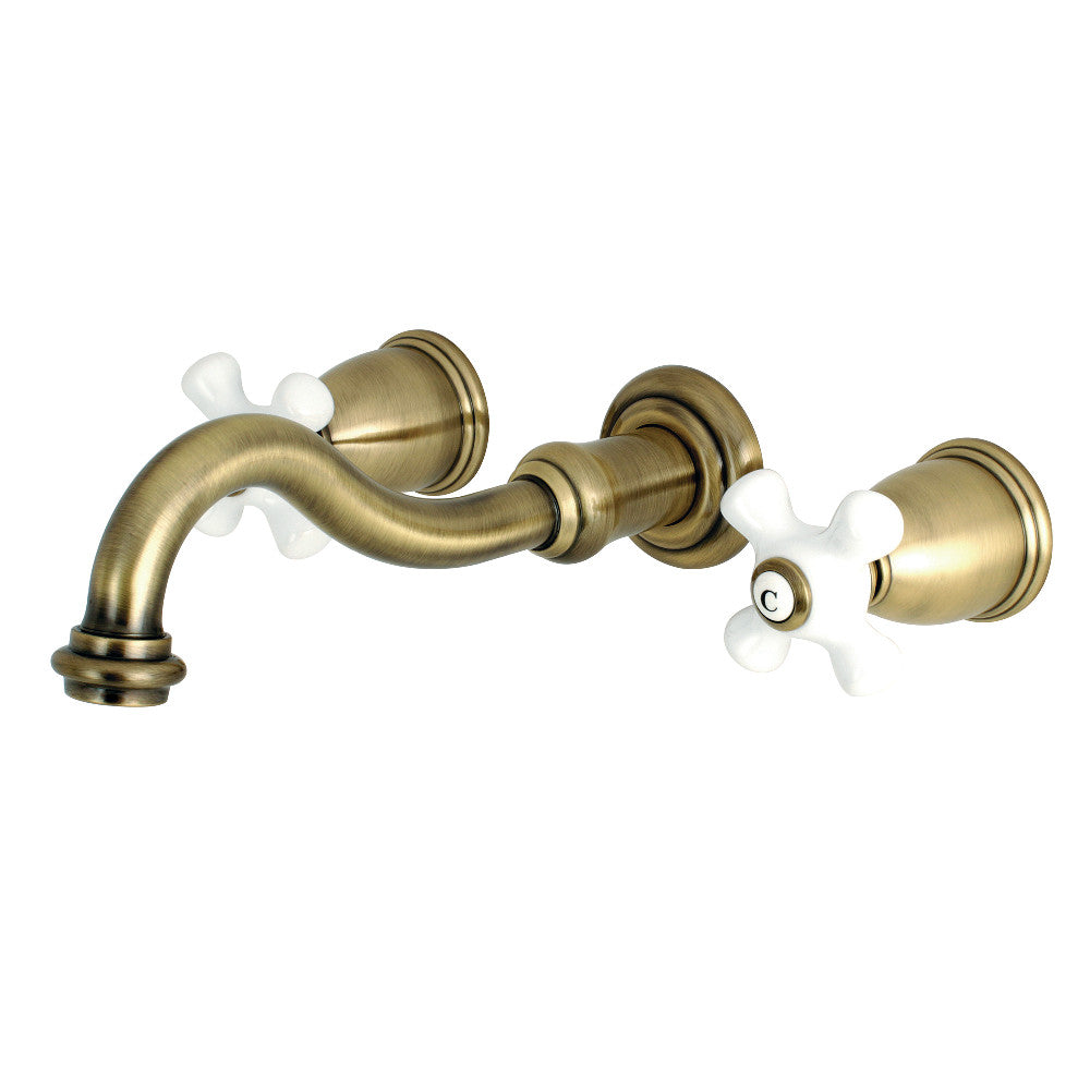Restoration Two-Handle Wall Mount Tub Faucet
