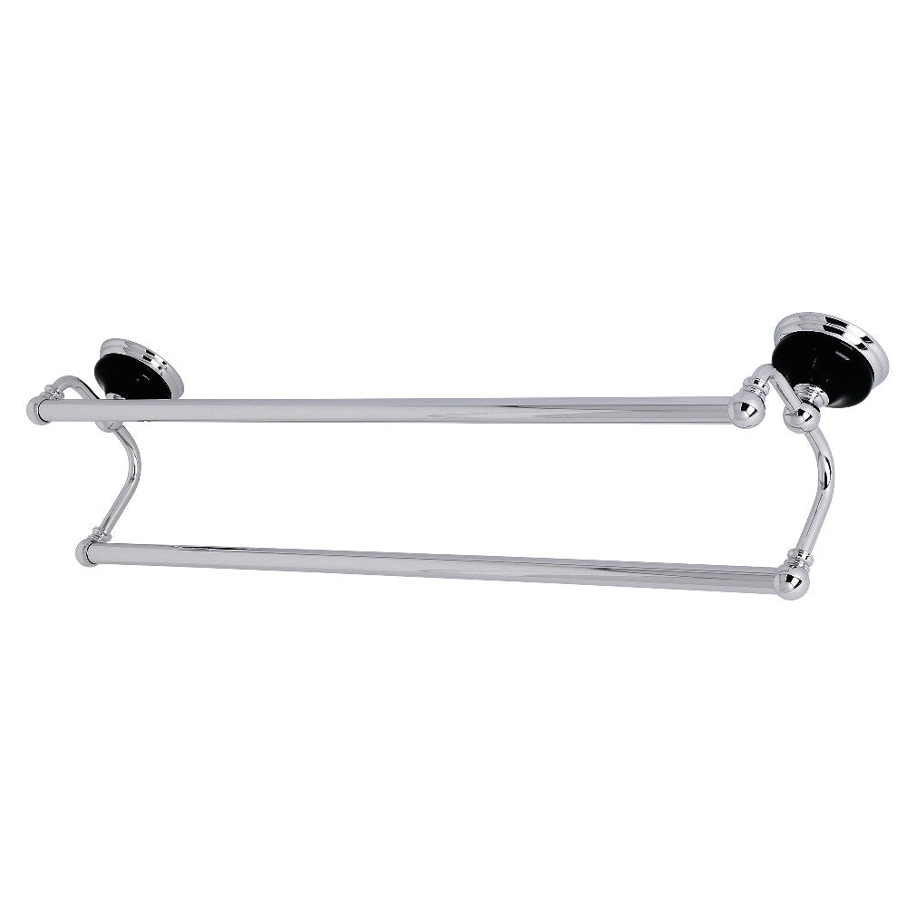 Kingston Brass Water Onyx 24 in. Dual Towel Bar
