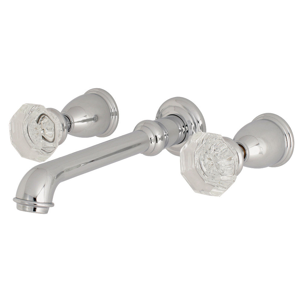 Kingston Brass KS7128WCL Celebrity Two-Handle Wall Mount Bathroom Faucet