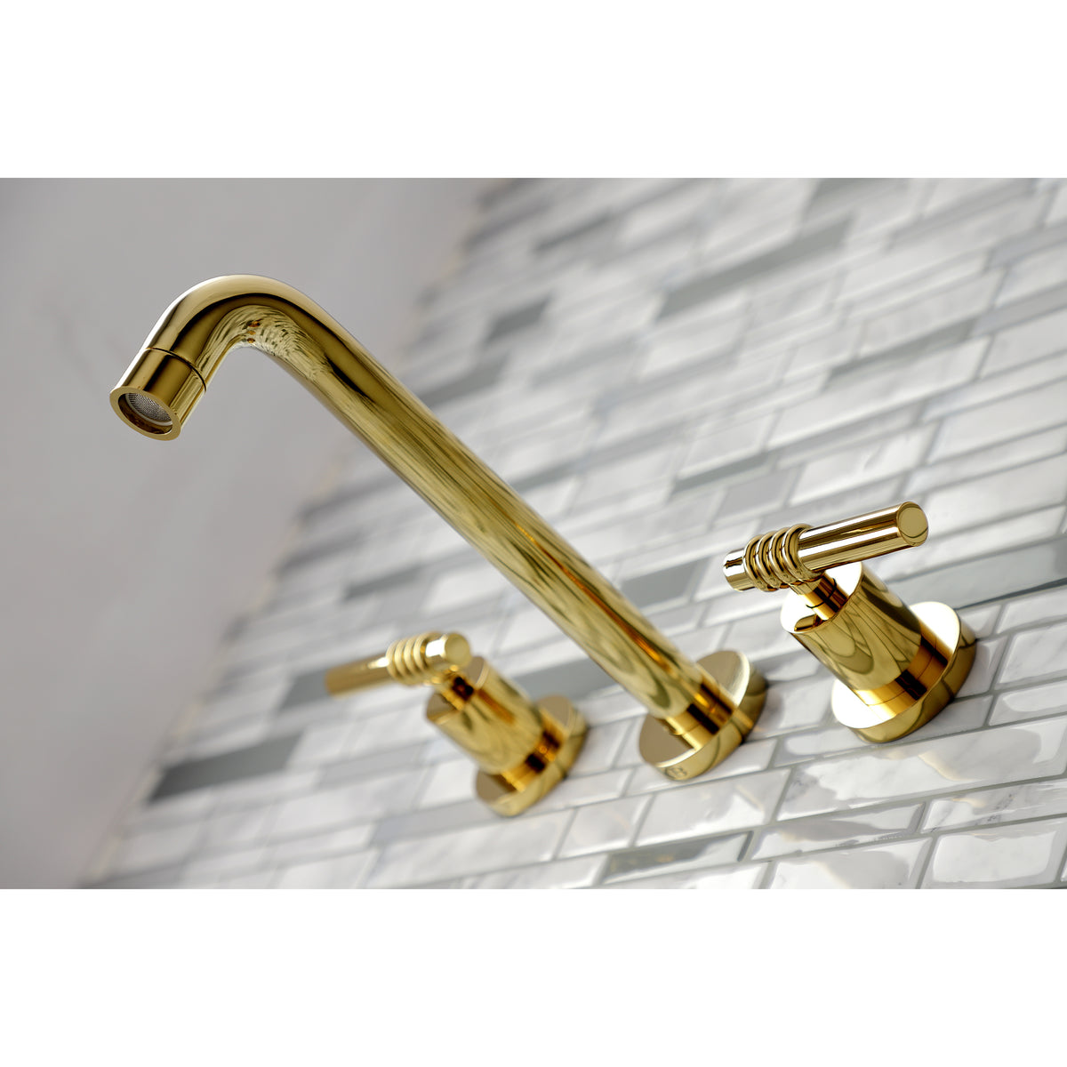 Milano Two-Handle Wall Mount Tub Faucet