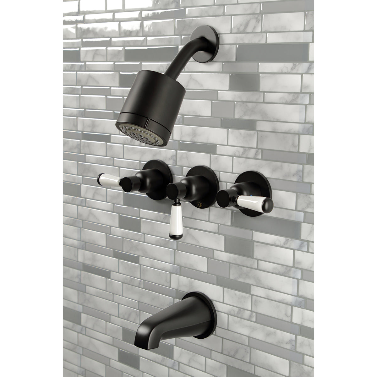Paris Three-Handle Tub and Shower Faucet