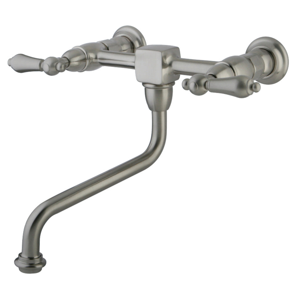 Kingston Brass KS1211AL Heritage Wall Mount Bathroom Faucet