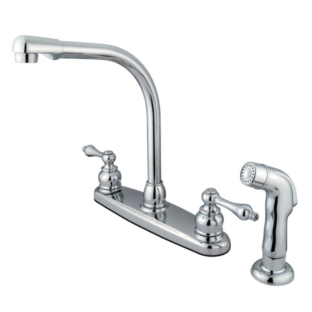 Kingston Brass KB716ALSP Victorian Centerset Kitchen Faucet