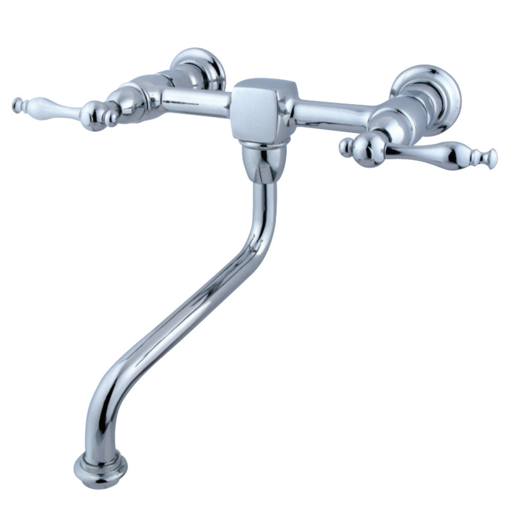 Kingston Brass KS1215NL Wall Mount Bathroom Faucet