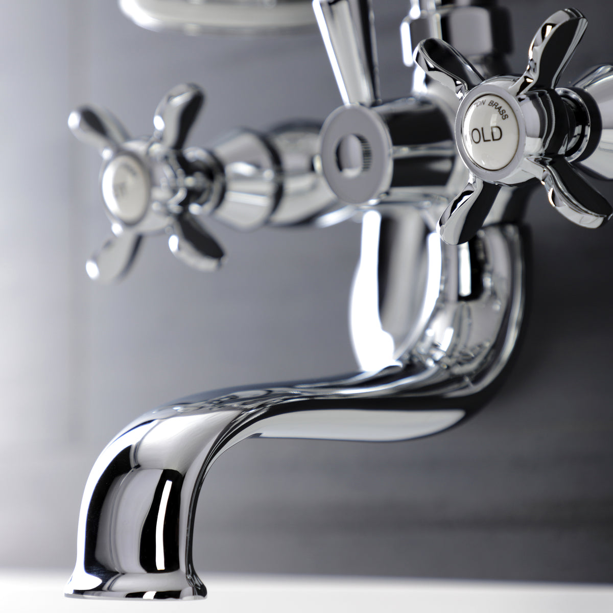 Essex Wall Mount Clawfoot Tub Faucet with Hand Shower