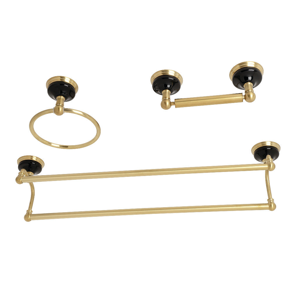Kingston Brass Water Onyx 3-Piece Bathroom Accessory Set