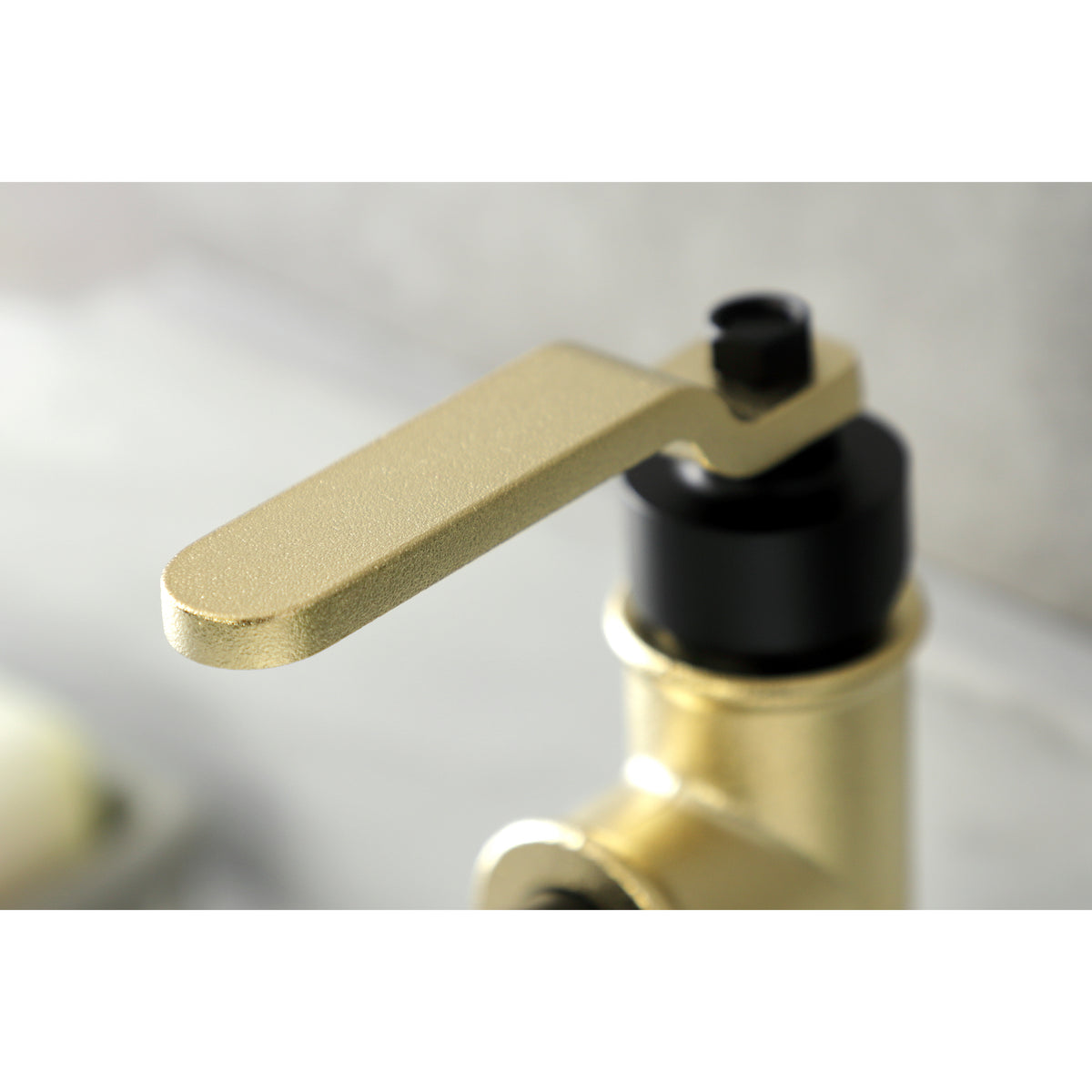 Kingston Brass KSD2828KL Whitaker Single-Handle Bathroom Faucet with Push Pop-Up