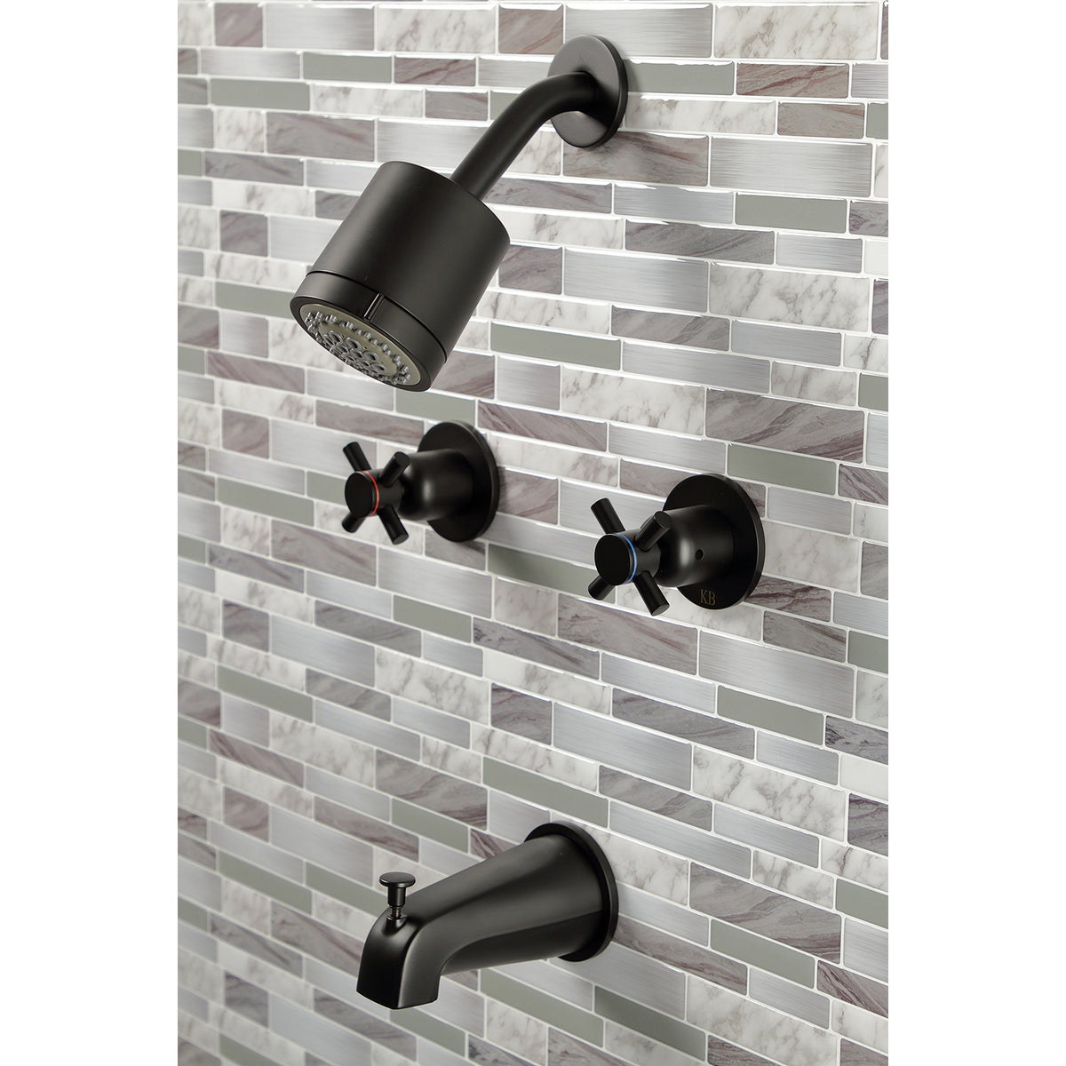 Concord Two-Handle Tub and Shower Faucet