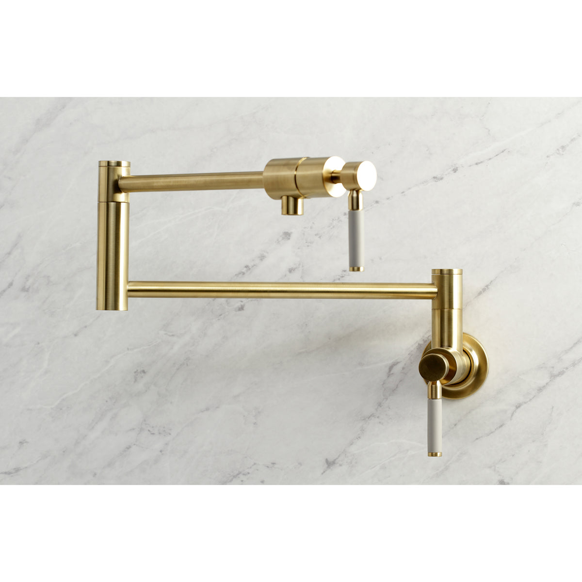 Kingston Brass KS4106DKL Kaiser Wall Mount Pot Filler
