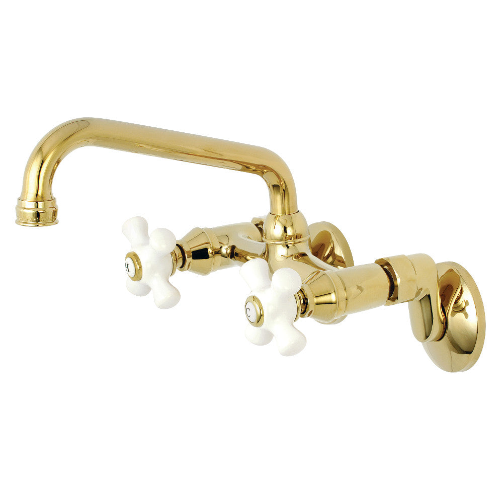 Kingston Brass KS613SB Kingston Two Handle Wall Mount Kitchen Faucet