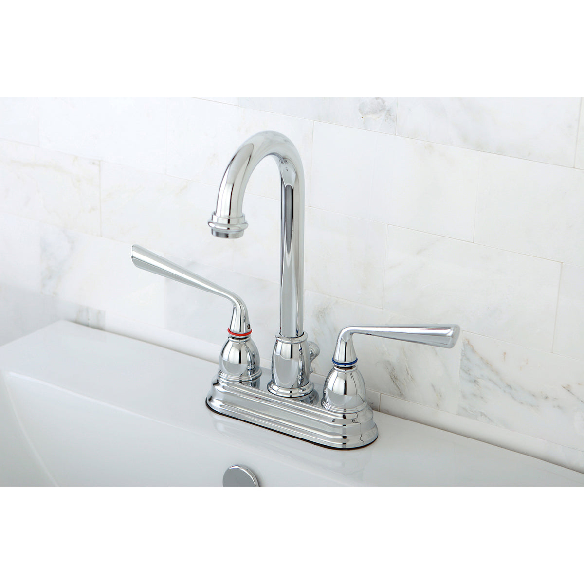 Kingston Brass KB3615ZL 4 in. Centerset Bathroom Faucet