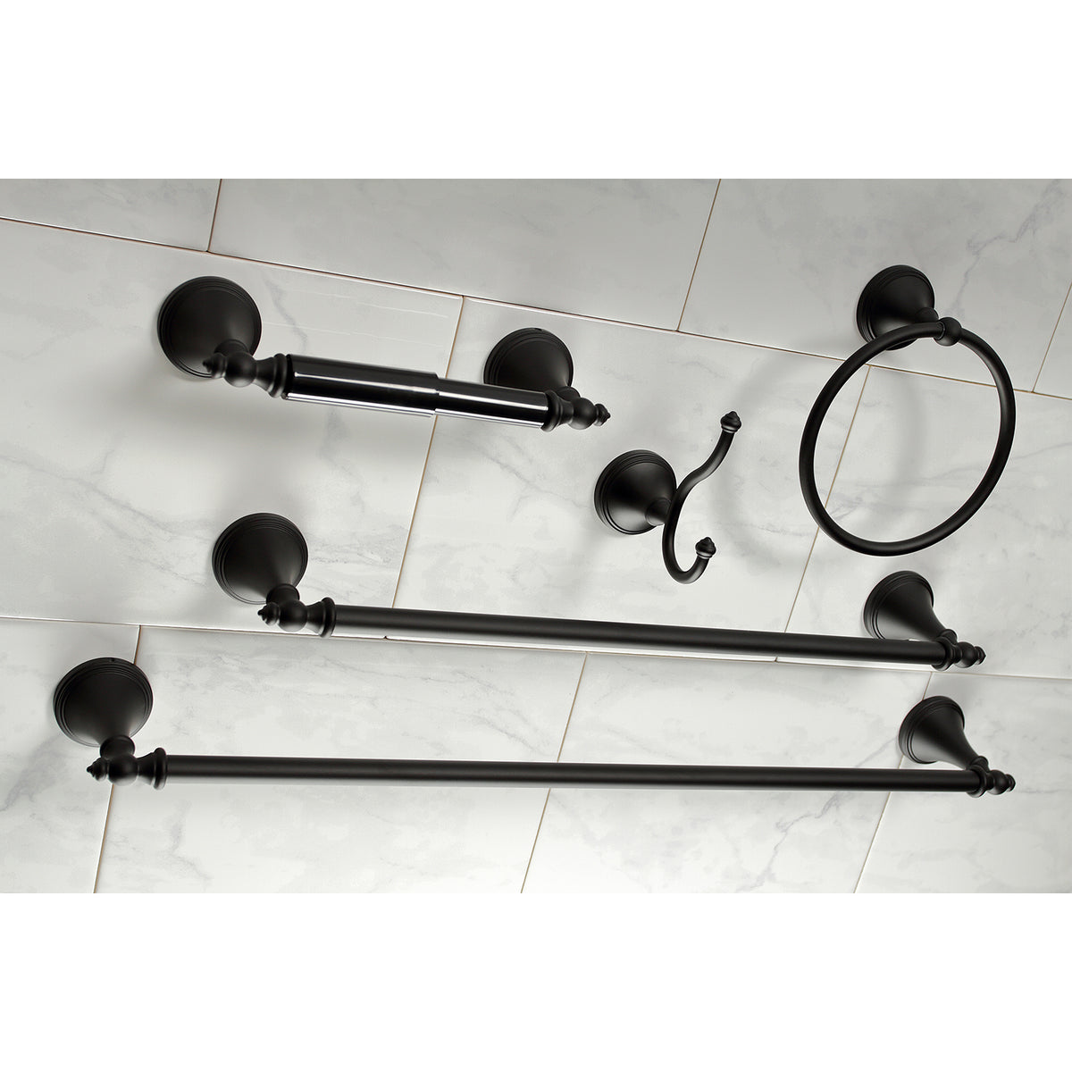 Kingston Brass Naples 5-Piece Bathroom Accessory Set