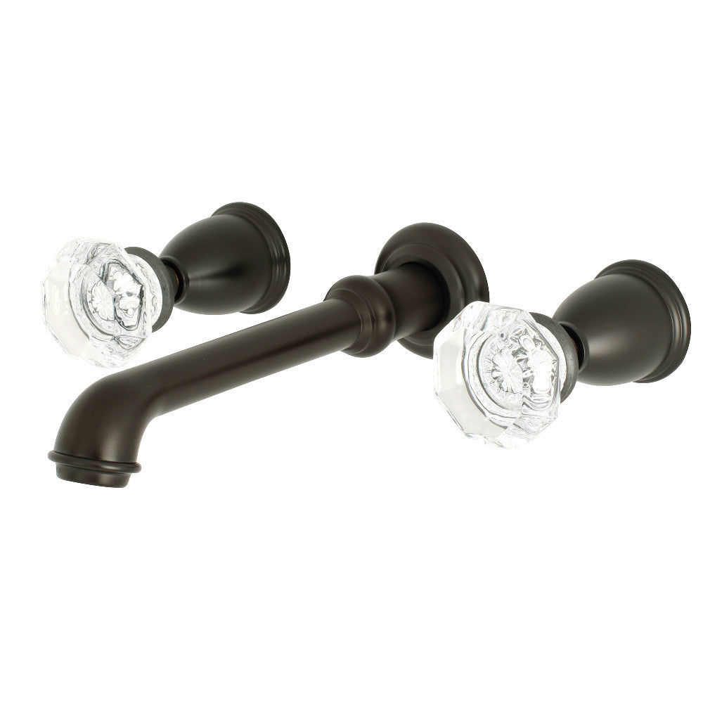 Kingston Brass KS7128WCL Celebrity Two-Handle Wall Mount Bathroom Faucet