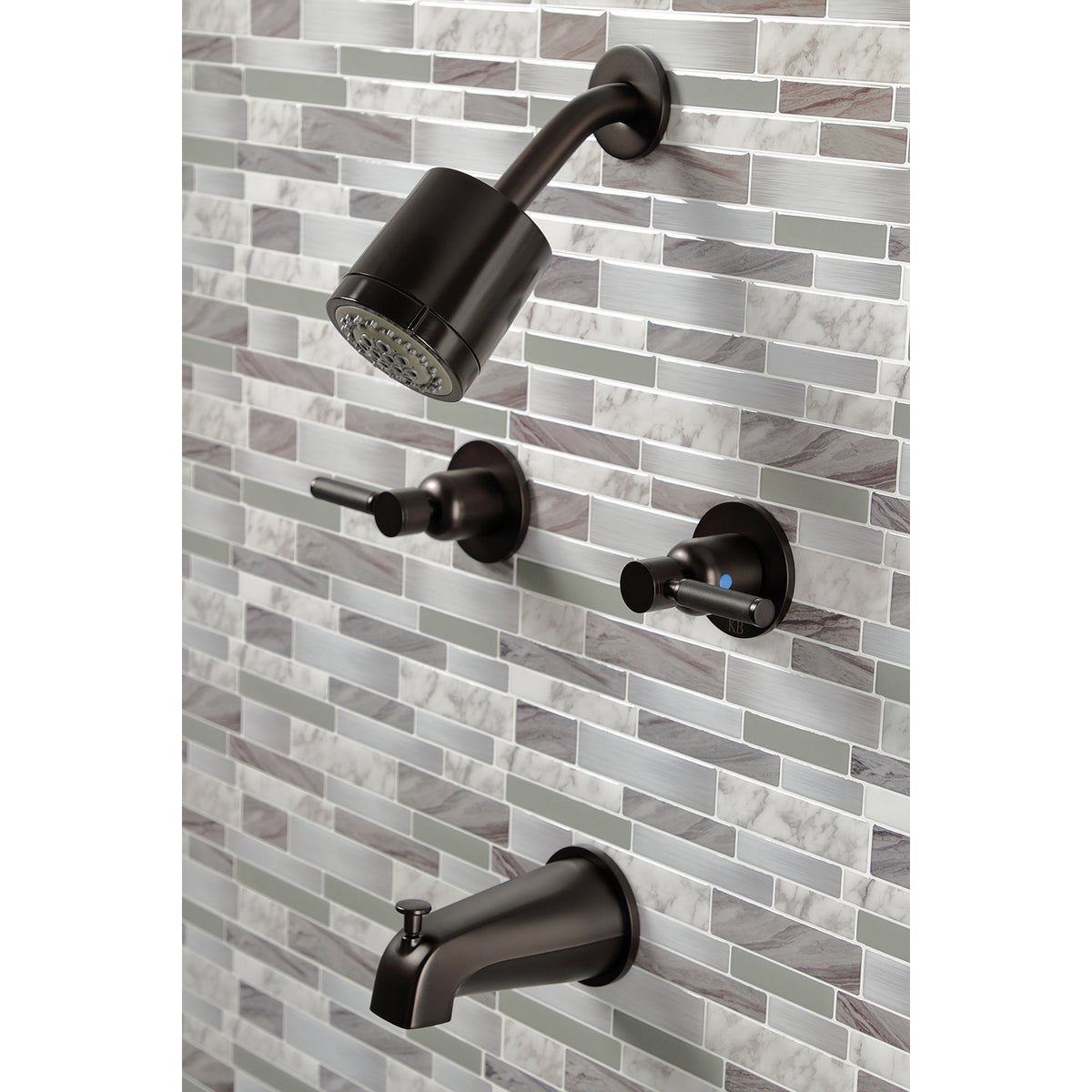 Kaiser Two-Handle Tub and Shower Faucet