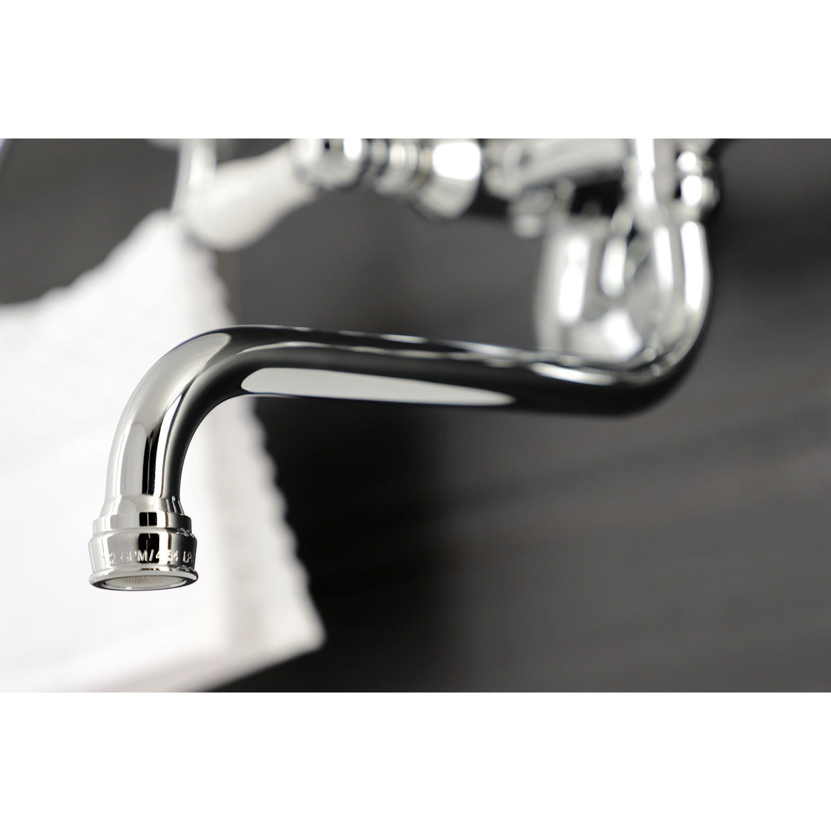 Kingston Brass KS515PN Wall Mount Bathroom Faucet