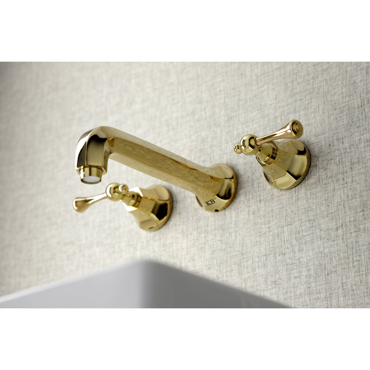 Kingston Brass KS4128BL Wall Mount Bathroom Faucet