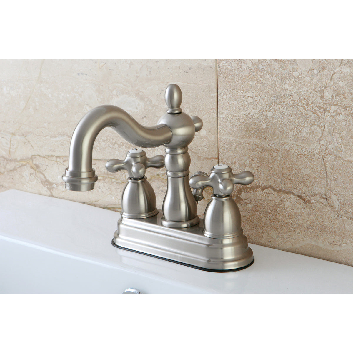 Kingston Brass KB1601AX Heritage 4 in. Centerset Bathroom Faucet