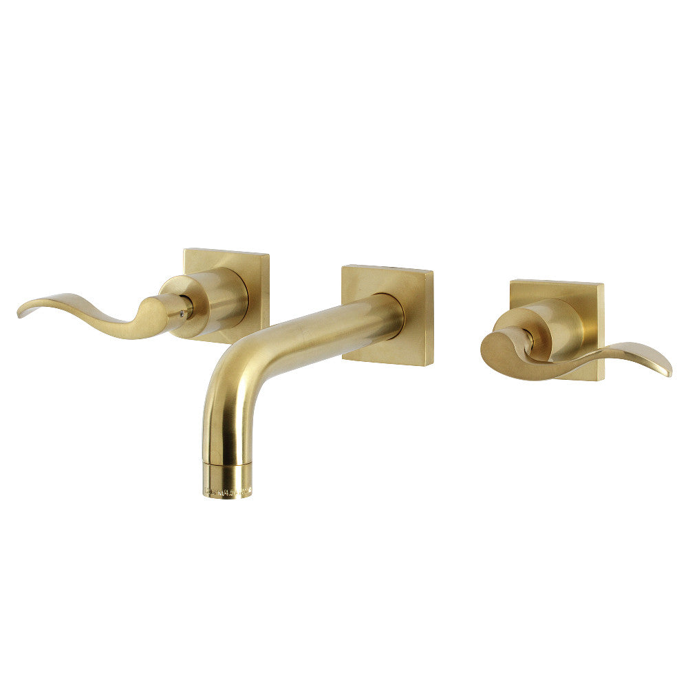 Kingston Brass KS6126DFL NuWave Two-Handle Wall Mount Bathroom Faucet