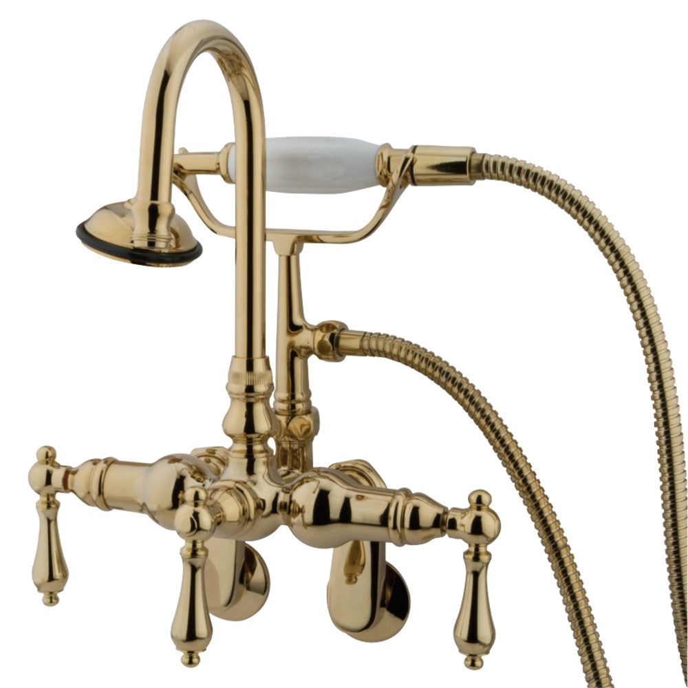 Vintage Adjustable Center Wall Mount Tub Faucet