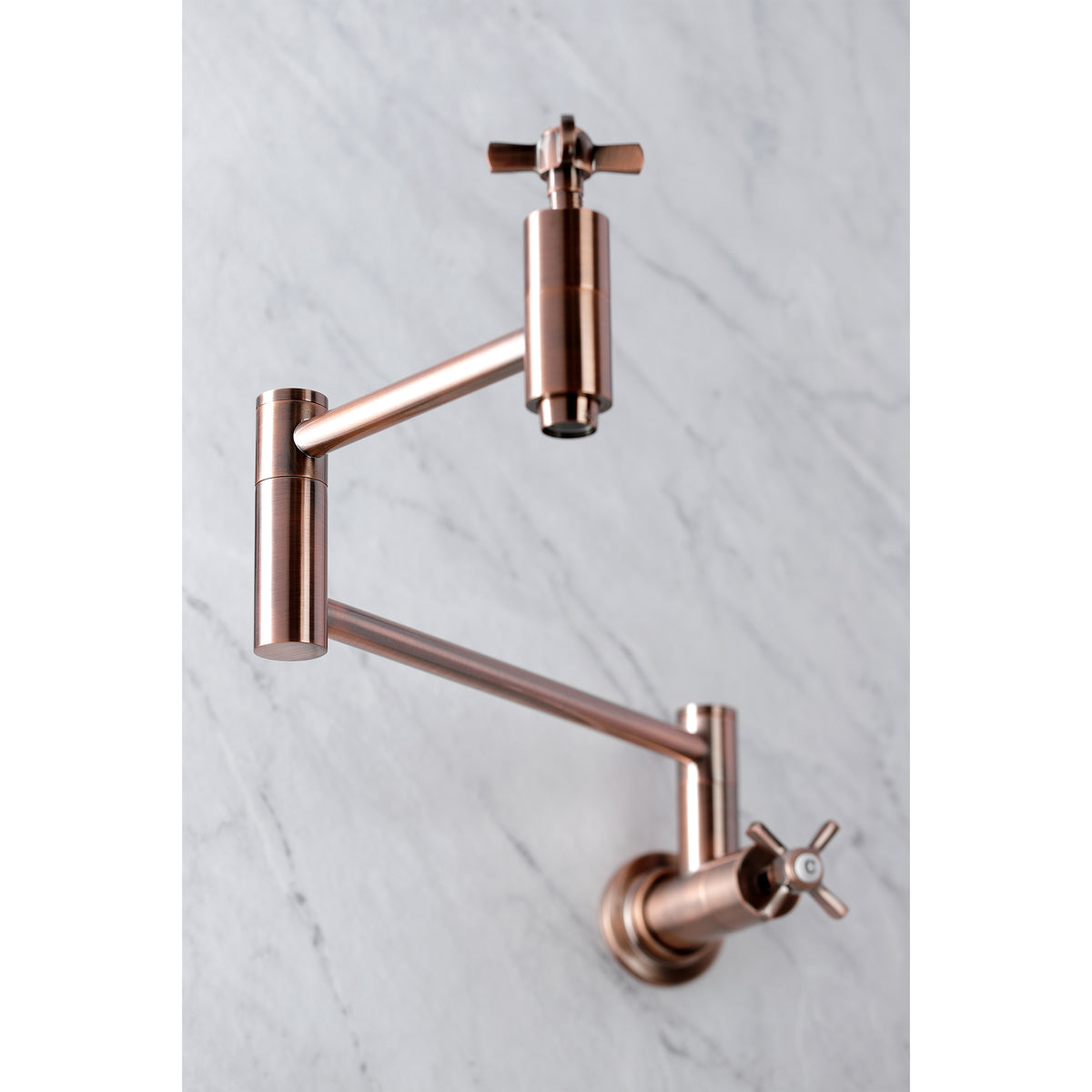 Kingston Brass KS8103ZX Millennium Wall Mount Pot Filler Kitchen Faucet