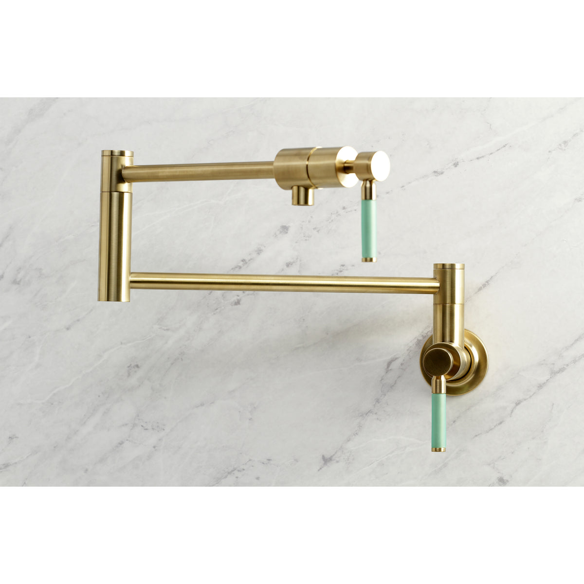 Kingston Brass KS4106DKL Kaiser Wall Mount Pot Filler
