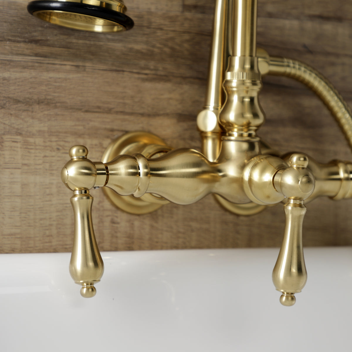 Aqua Vintage Wall Mount Clawfoot Tub Faucet