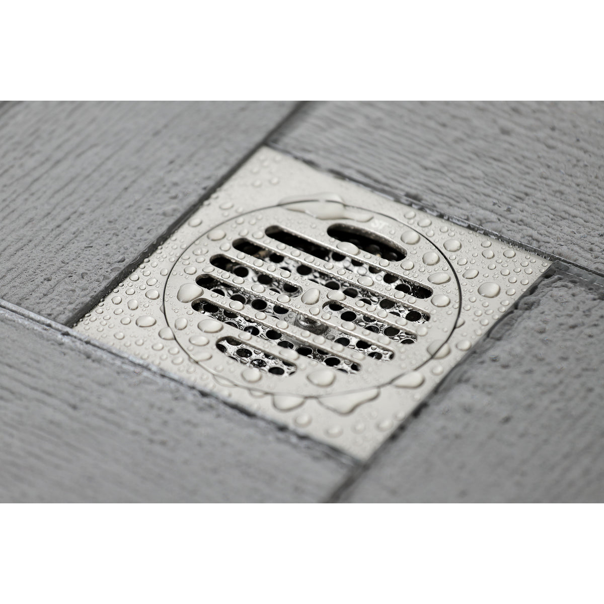 Kingston Brass Watercourse Symmetric 4&quot; Square Grid Shower Drain