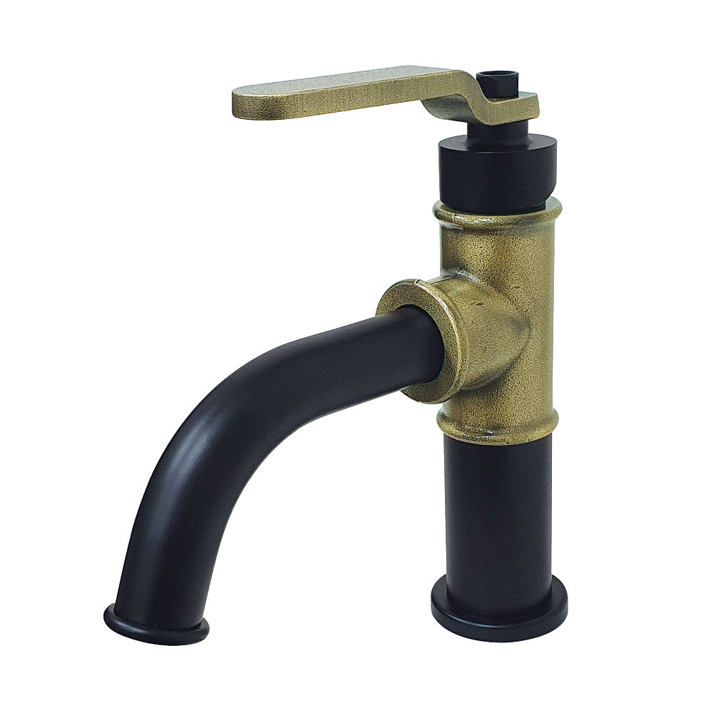 Kingston Brass KS2827KL Whitaker Single-Handle Bathroom Faucet with Push Pop-Up