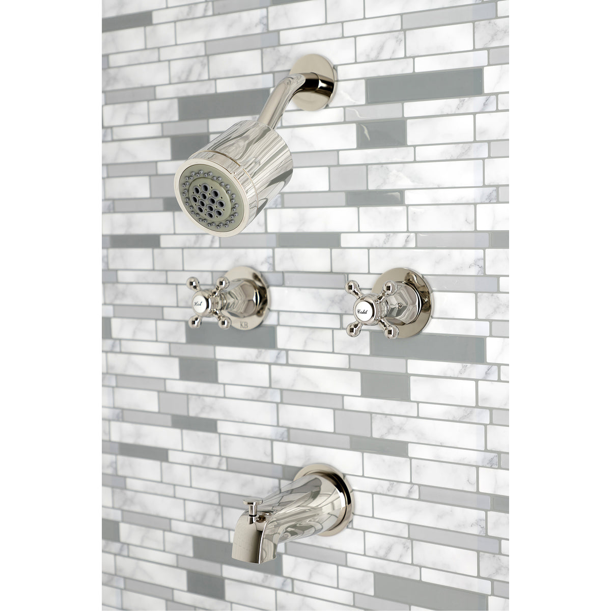 Metropolitan Two-Handle Tub and Shower Faucet