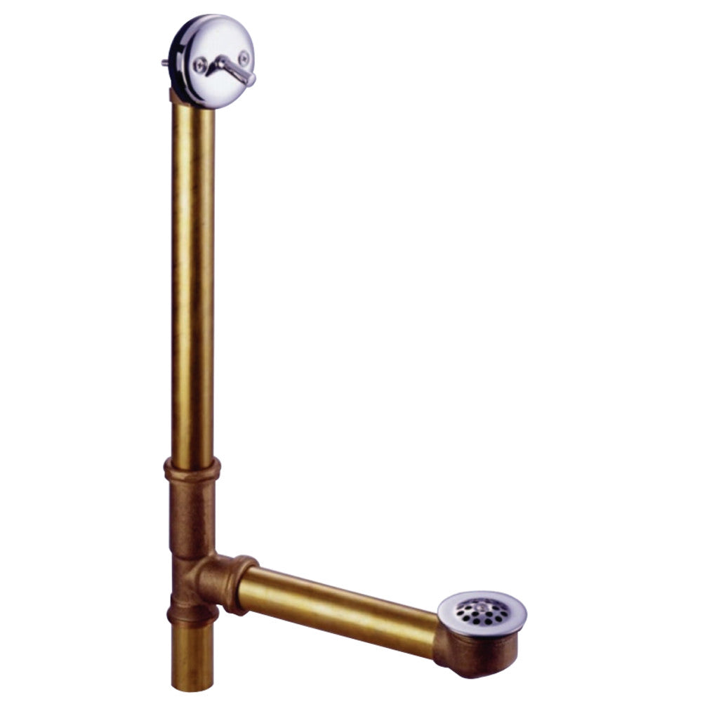 Kingston Brass 23&quot;-Inch Trip Lever Waste and Overflow with Grid