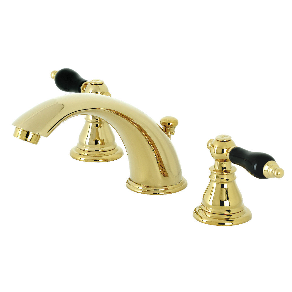 Kingston Brass KB963AKL Duchess Widespread Bathroom Faucet with Plastic Pop-Up